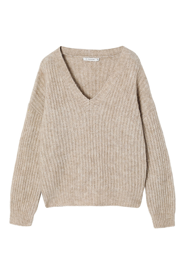 LADIES' JUMPER WITH A CREW NECKLINE — ASPEN LADIES' JUMPER WITH A CREW NECKLINE — ASPEN BEŻOWY 5
