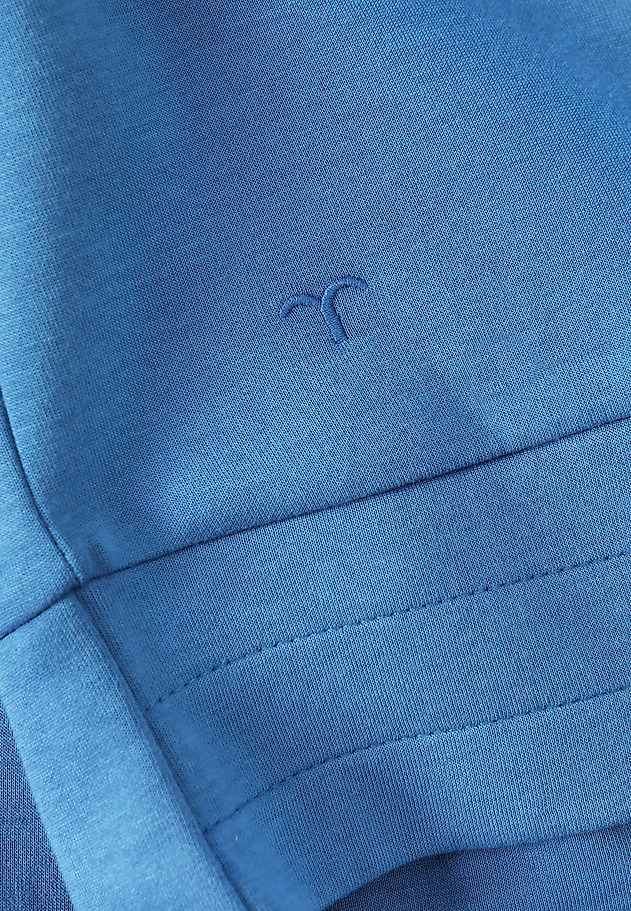 LADIES’ SWEATSHIRT WITH WATER NECKLINE - SILVANA LADIES’ SWEATSHIRT WITH WATER NECKLINE - SILVANA NIEBIESKI 7