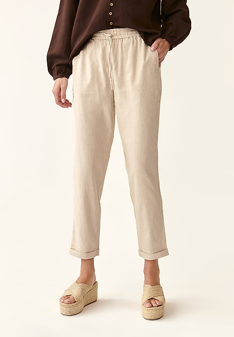PANTS WITH DRAWSTRING WAIST NOLINO 1 BEIGE 2