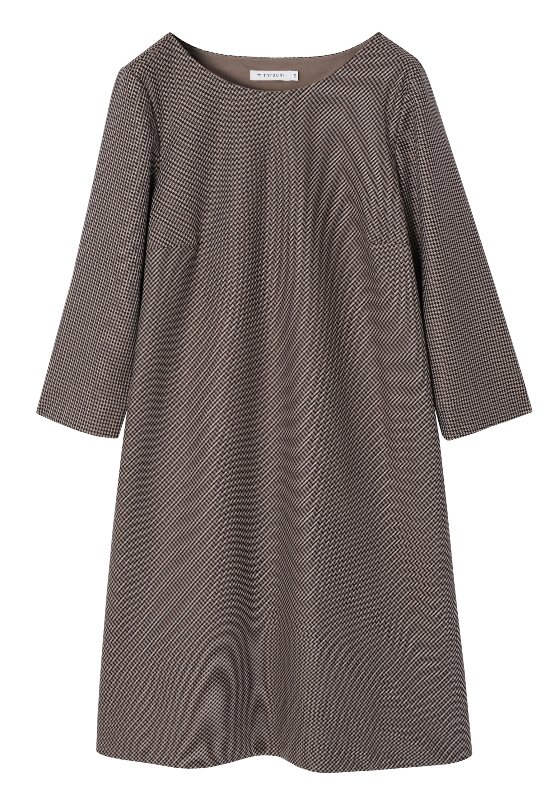 OBLEKA V HOUNDSTOOTH - GRACY VEČBARVNA 2