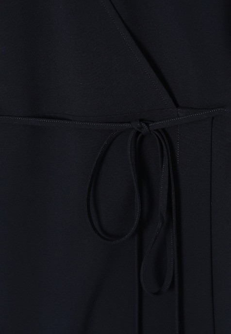 ROCHIE DIN ȚESĂTURĂ CU CROIALĂ TIP PLIC — ZEREWIANA BLEUMARIN 2