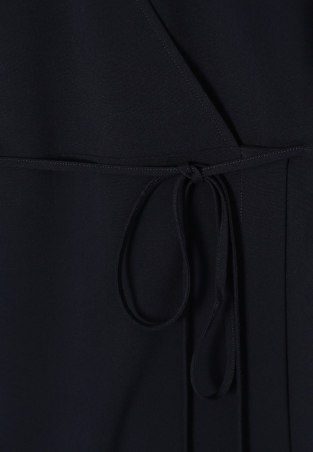 FABRIC DRESS WITH ENVELOPE CUT — ZEREWIANA FABRIC DRESS WITH ENVELOPE CUT — ZEREWIANA GRANATOWY 8
