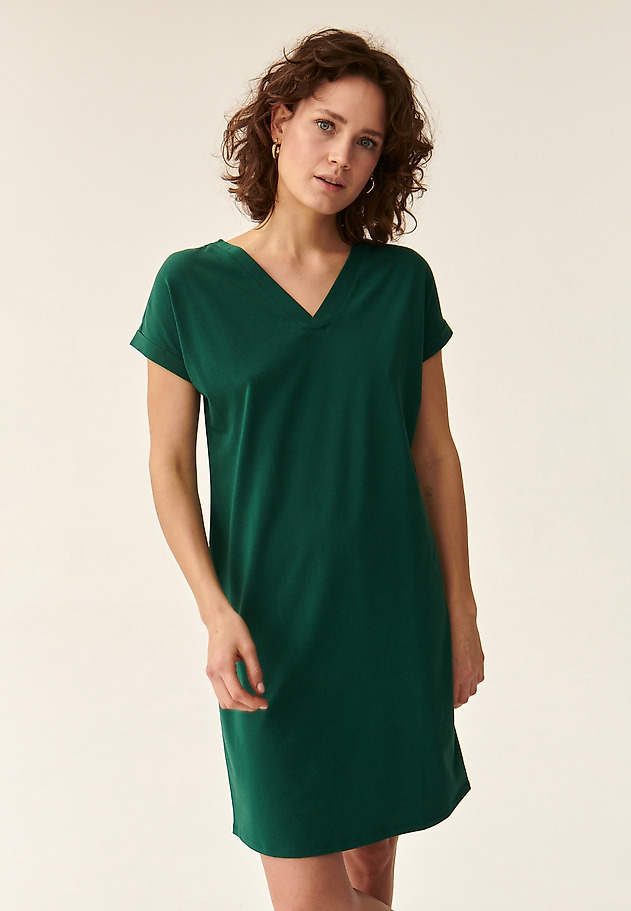 LADIES' SHORT SLEEVED DRESS NUELAMI LADIES' SHORT SLEEVED DRESS NUELAMI GREEN 2