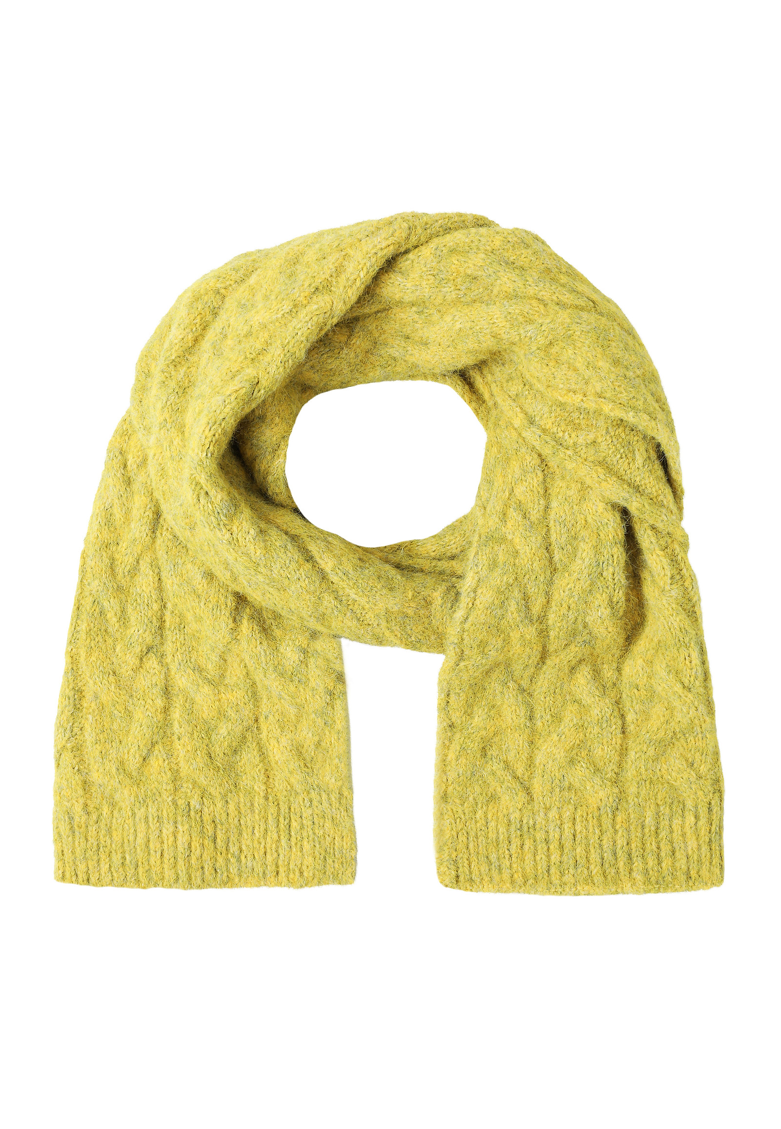 SCARF WITH WOOL BLEND - WERON 1 SCARF WITH WOOL BLEND - WERON 1 GREEN 115803
