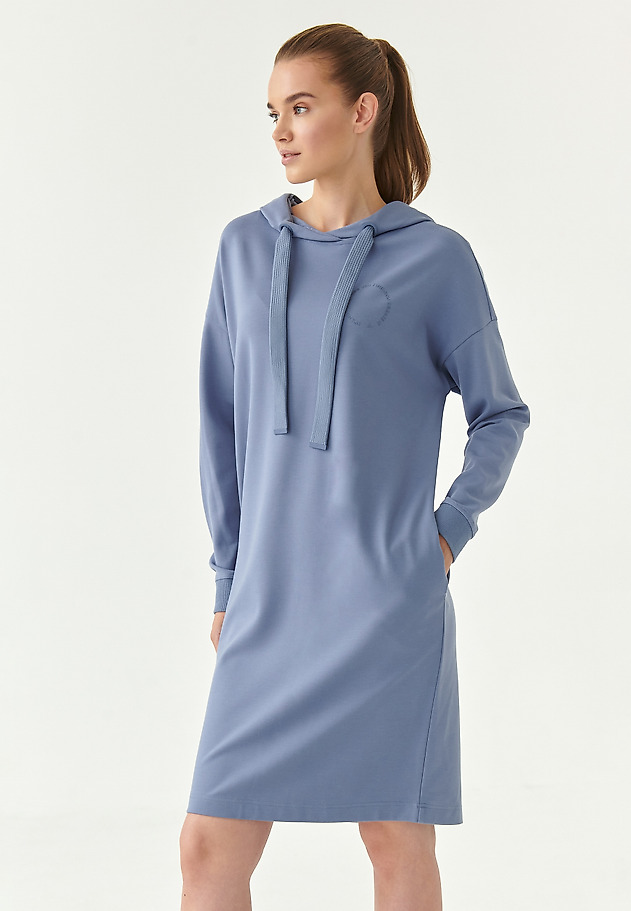LADIES' HOODED DRESS PINTO LADIES' HOODED DRESS PINTO BLUE 1