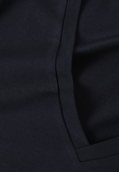 AIRY T-SHIRT WITH COTTON AND MODAL - LISA NAVY BLUE 2