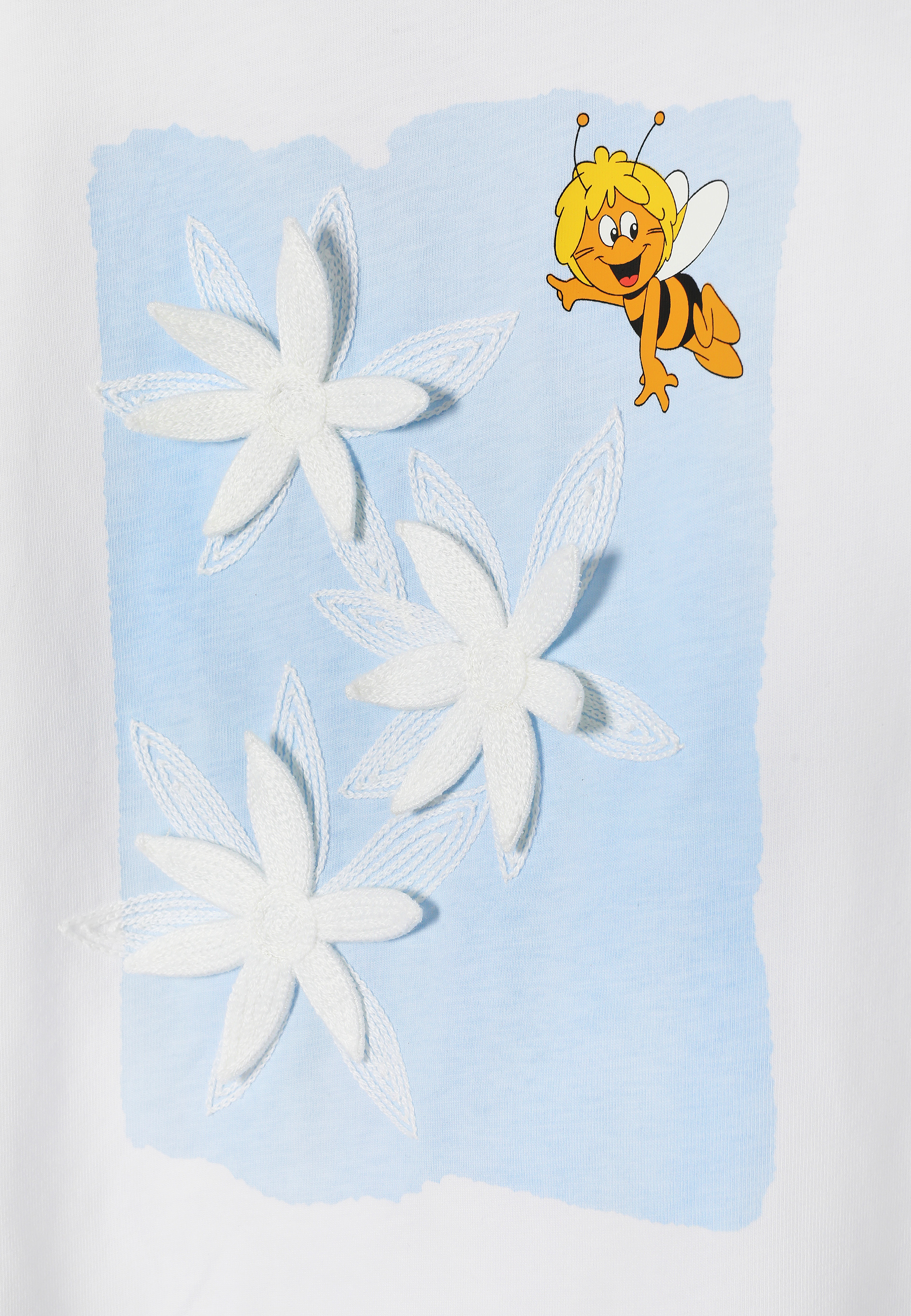 FLORAL EMBROIDERED T-SHIRT - ATONO 3 WHITE 2