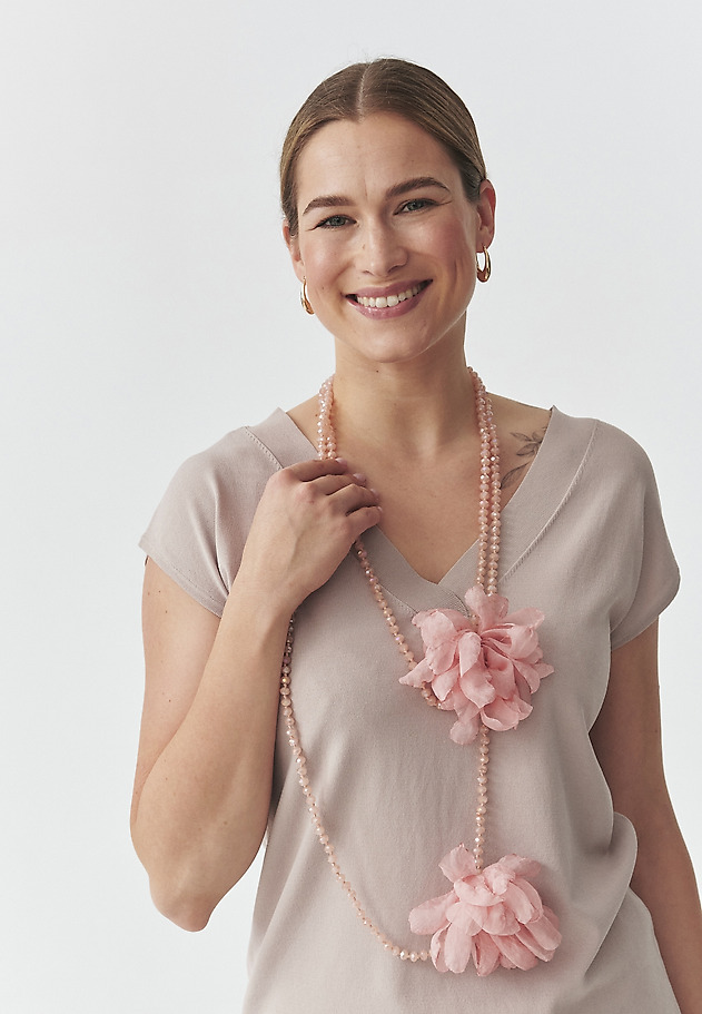 WOVEN FLOWER PENDANT — FLOWINA 2 WOVEN FLOWER PENDANT — FLOWINA 2 RÓŻOWY 1