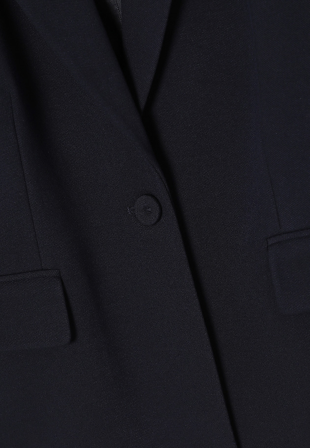 VLNĚNÝ BLAZER S KNOFLÍKOVÝM ZÁVĚSEM - SERMA VLNĚNÝ BLAZER S KNOFLÍKOVÝM ZÁVĚSEM - SERMA TMAVĚ MODRÁ 7