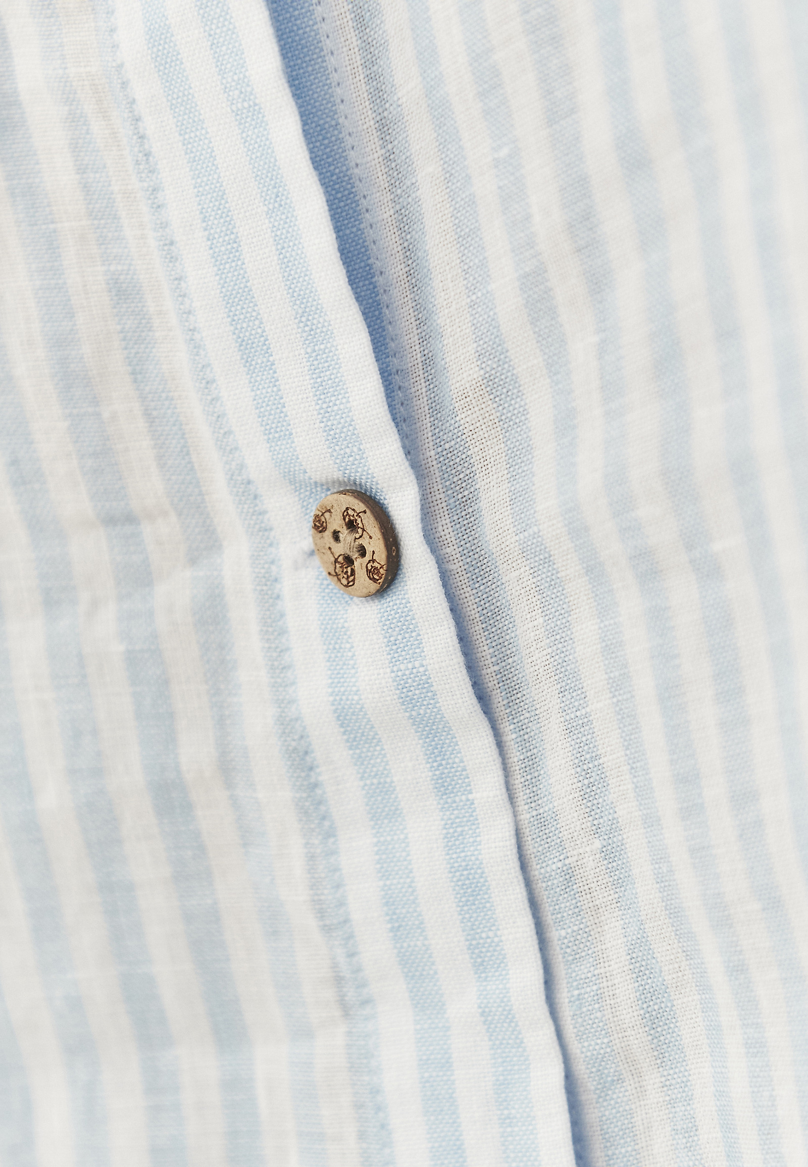 LINEN STRIPED SHIRT - LAWENDA LINEN STRIPED SHIRT - LAWENDA BLUE 110609