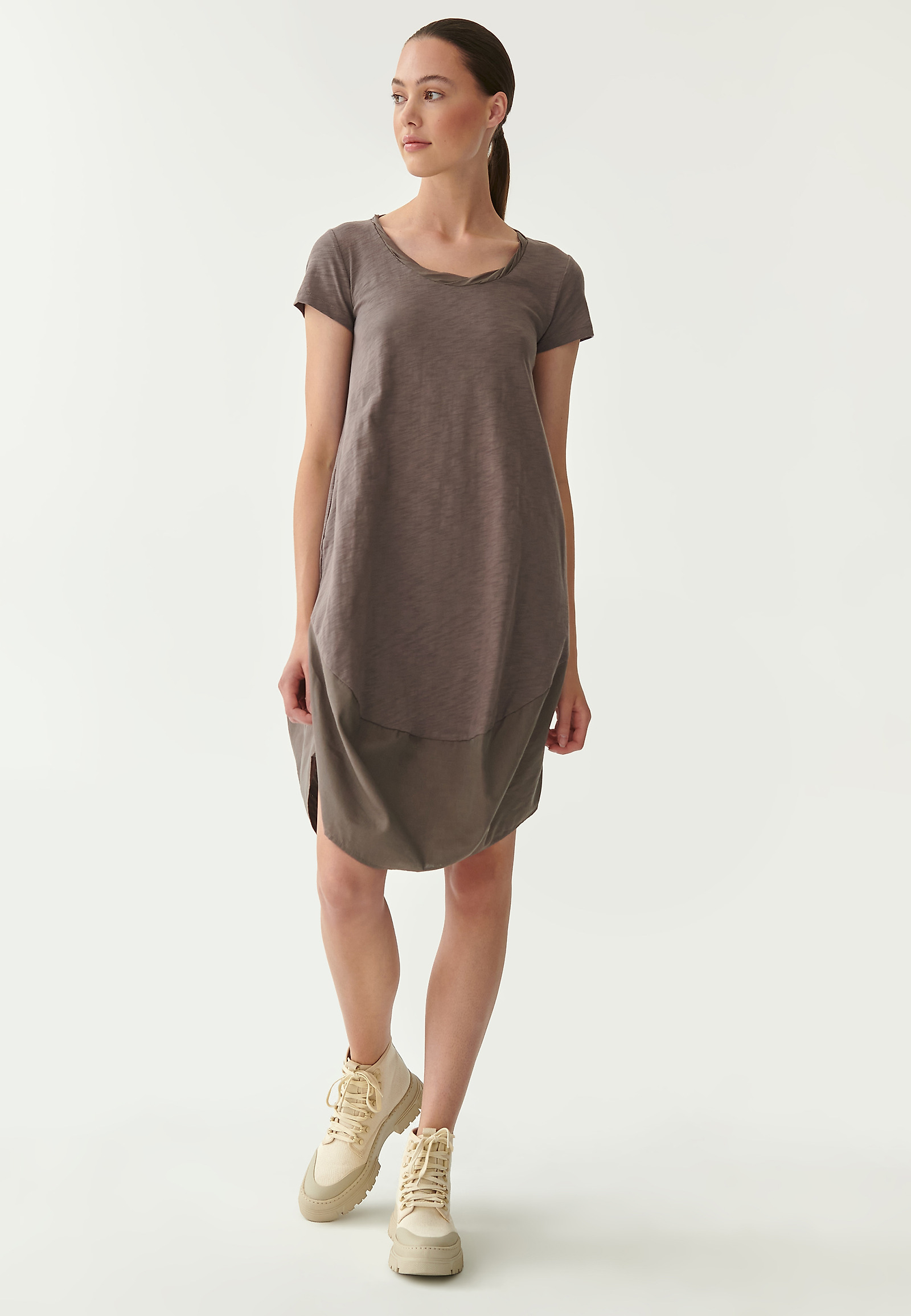 dámské úpletové šaty WOLIKA dámské úpletové šaty WOLIKA HNĚDÁ 78911