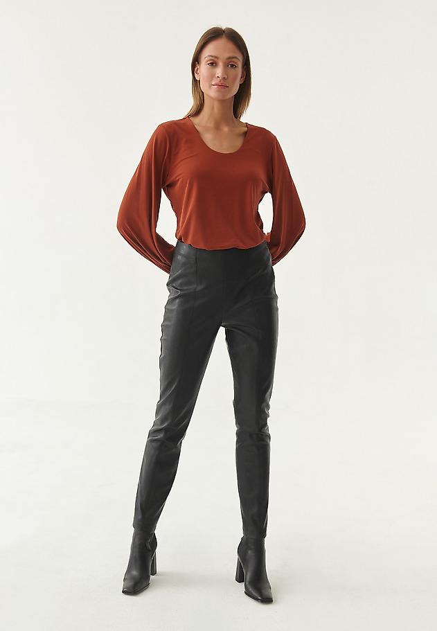 LADIES' BLOUSE WITH BUFF SLEEVES KIGONI LADIES' BLOUSE WITH BUFF SLEEVES KIGONI ORANGE 5