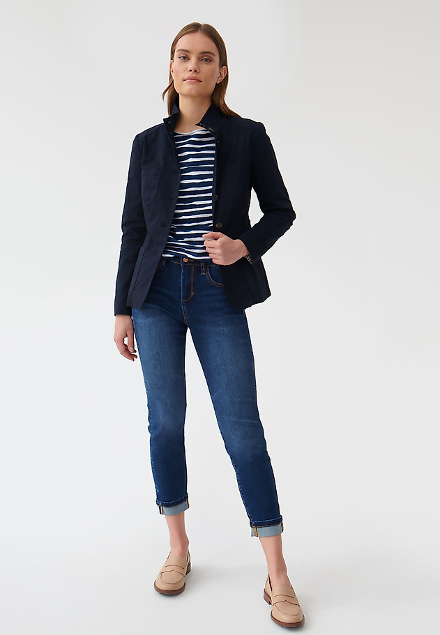 LADIES’ BLAZER WITH POCKETS AMARANTI LADIES’ BLAZER WITH POCKETS AMARANTI GRANATOWY 2