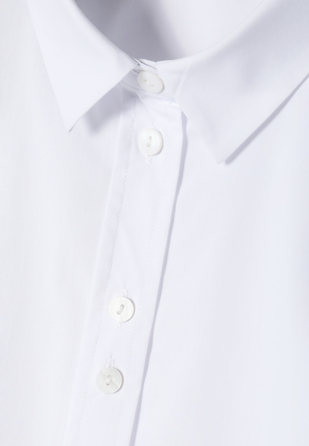 CLASSIC LADIES’ SHIRT WITH LONG SLEEVES AND WIDE CUFFS - ELIKO CLASSIC LADIES’ SHIRT WITH LONG SLEEVES AND WIDE CUFFS - ELIKO BIAŁY 7