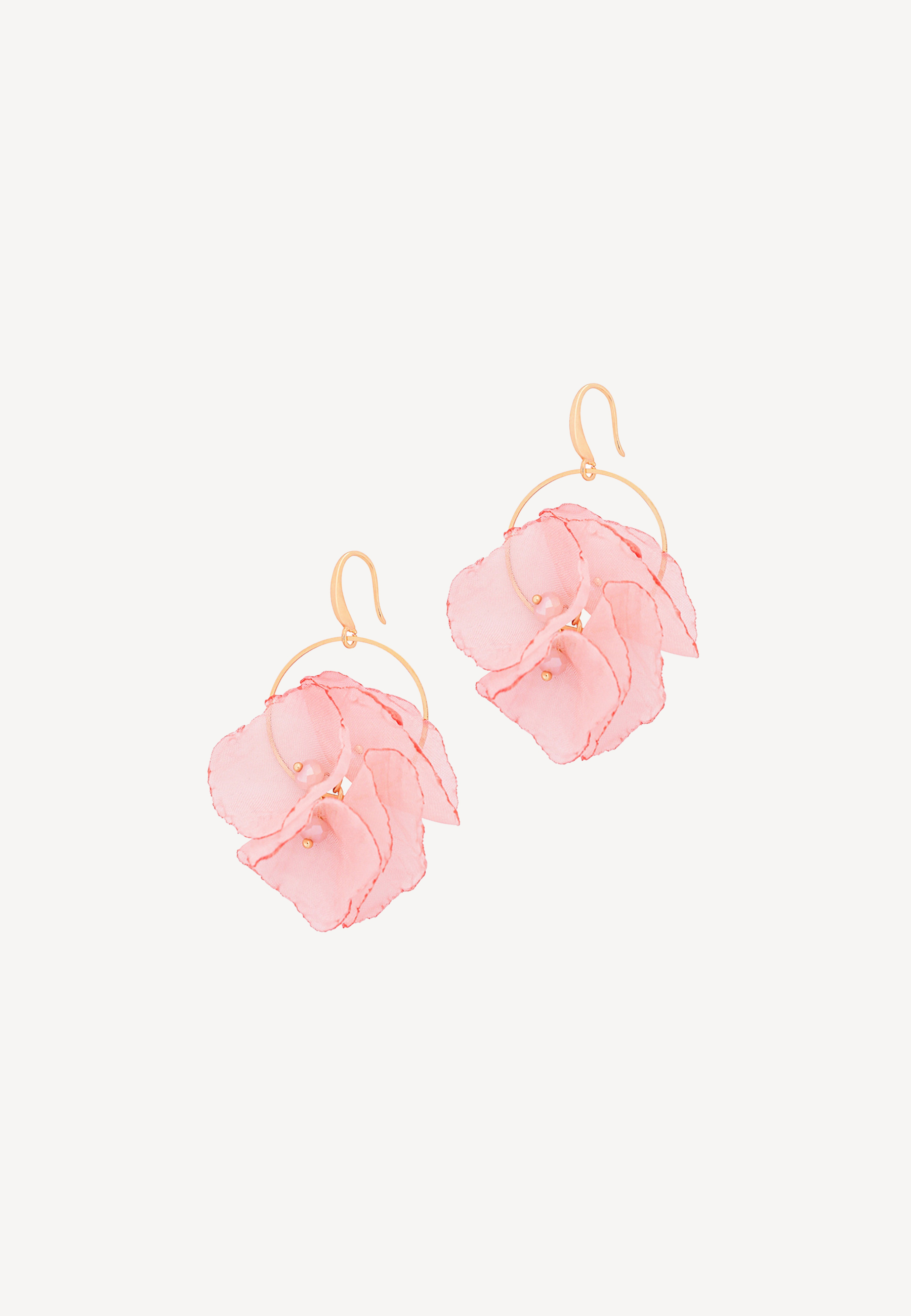 LONG EARRINGS WITH A FLORAL MOTIF — BLOWER