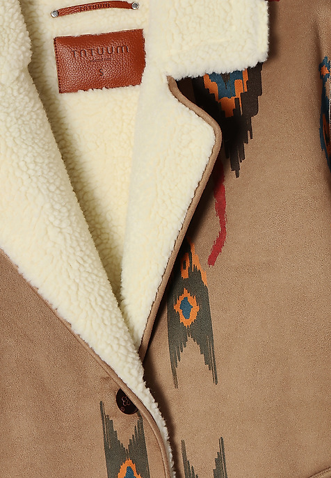 NŐI ETNIKAI STÍLUSÚ KABÁT - NERO TÖBBSZÍNŰ 2