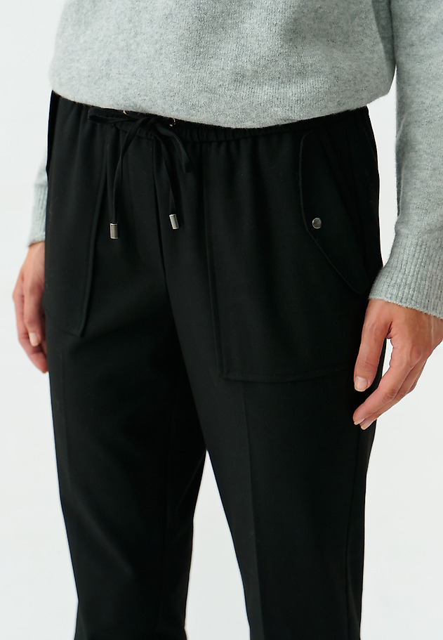 LADIES’ TROUSERS WITH TIE SANI LADIES’ TROUSERS WITH TIE SANI CZARNY 4