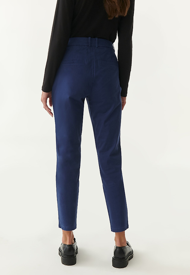 SPODNIE DAMSKIE CHINOS MISATI 1 SPODNIE DAMSKIE CHINOS MISATI 1 NIEBIESKI 2