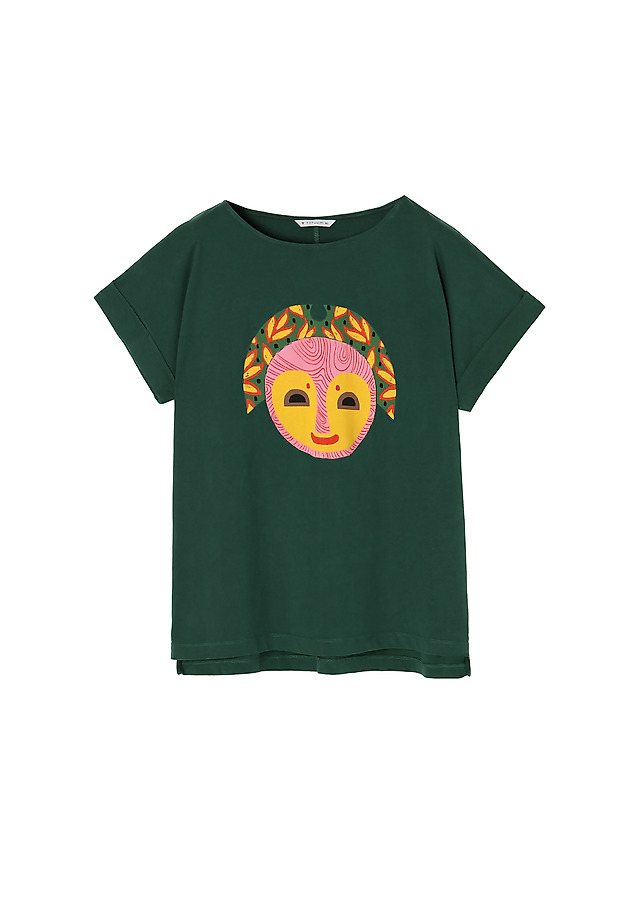 LADIES' COTTON T-SHIRT MAKI 1 LADIES' COTTON T-SHIRT MAKI 1 GREEN 4