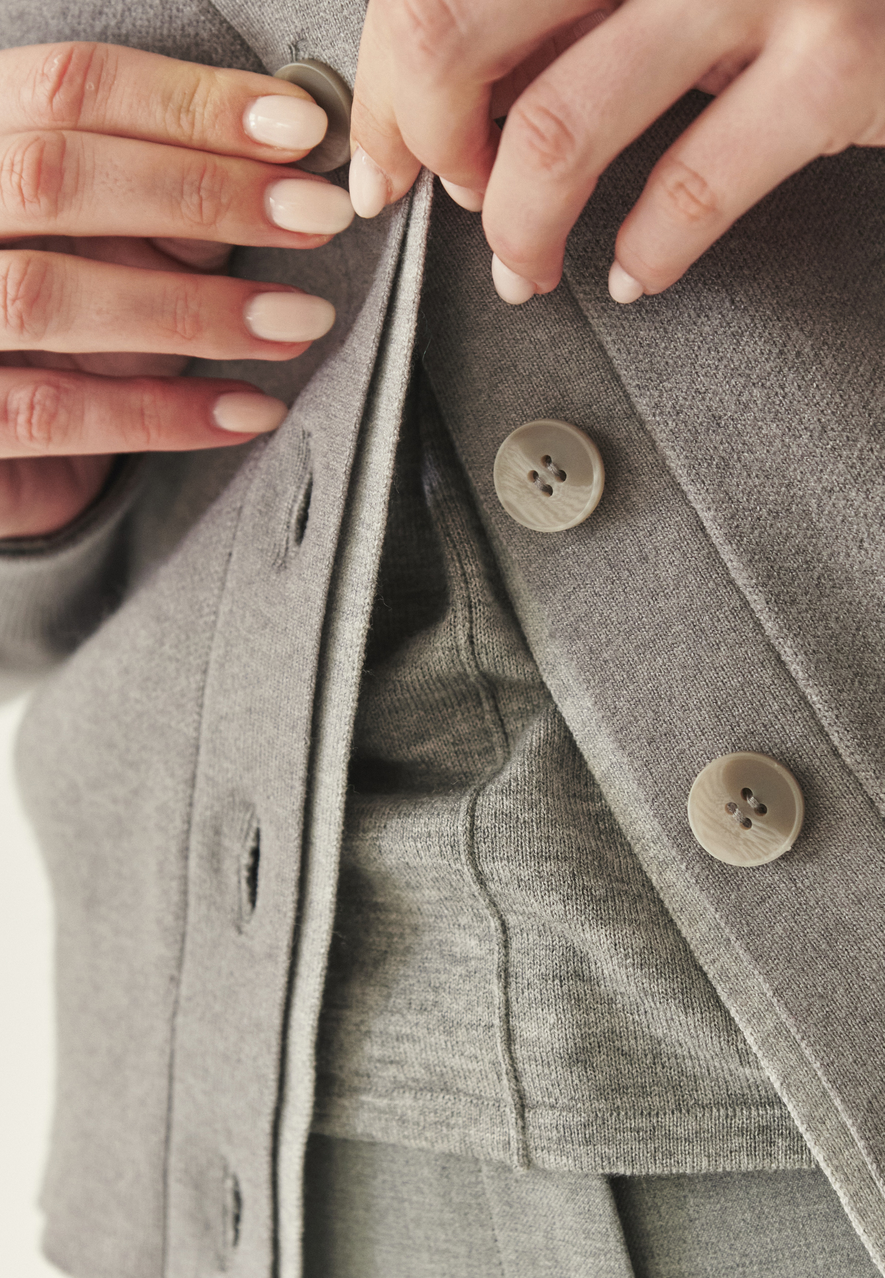 KARDIGAN Z WISKOZĄ LENZING™ ECOVERO® - NIXIE SZARY 2