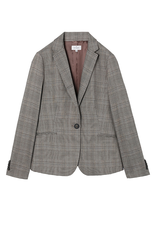 LADIES' WOVEN JACKET IN FINE CHECK — EWIA 1 LADIES' WOVEN JACKET IN FINE CHECK — EWIA 1 MULTIKOLOR 7