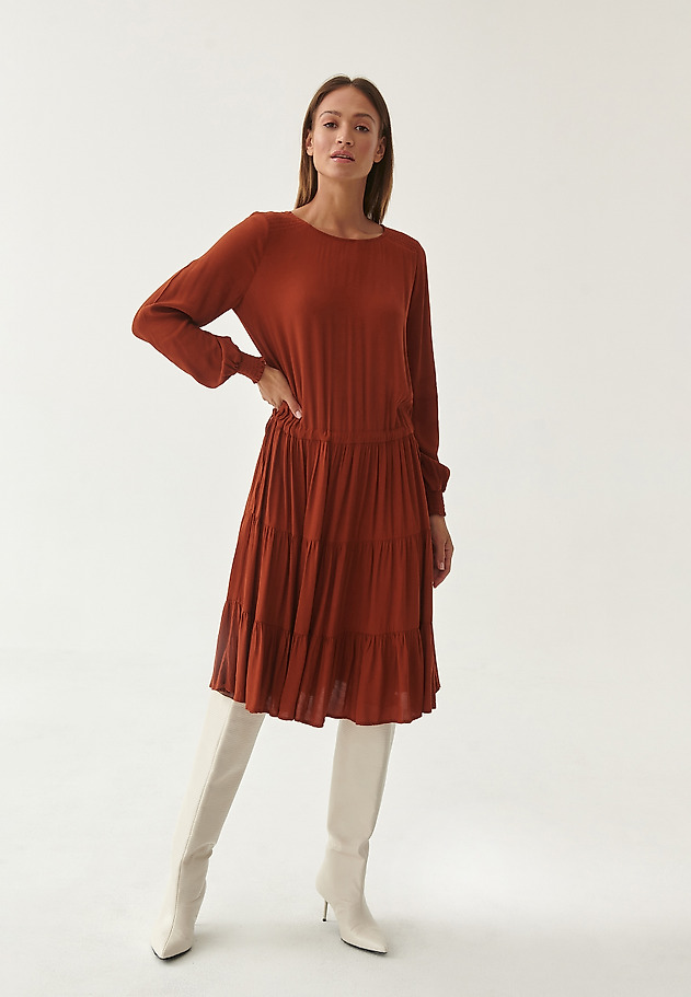 LADIES' MIDI DRESS KINILIA LADIES' MIDI DRESS KINILIA ORANGE 5