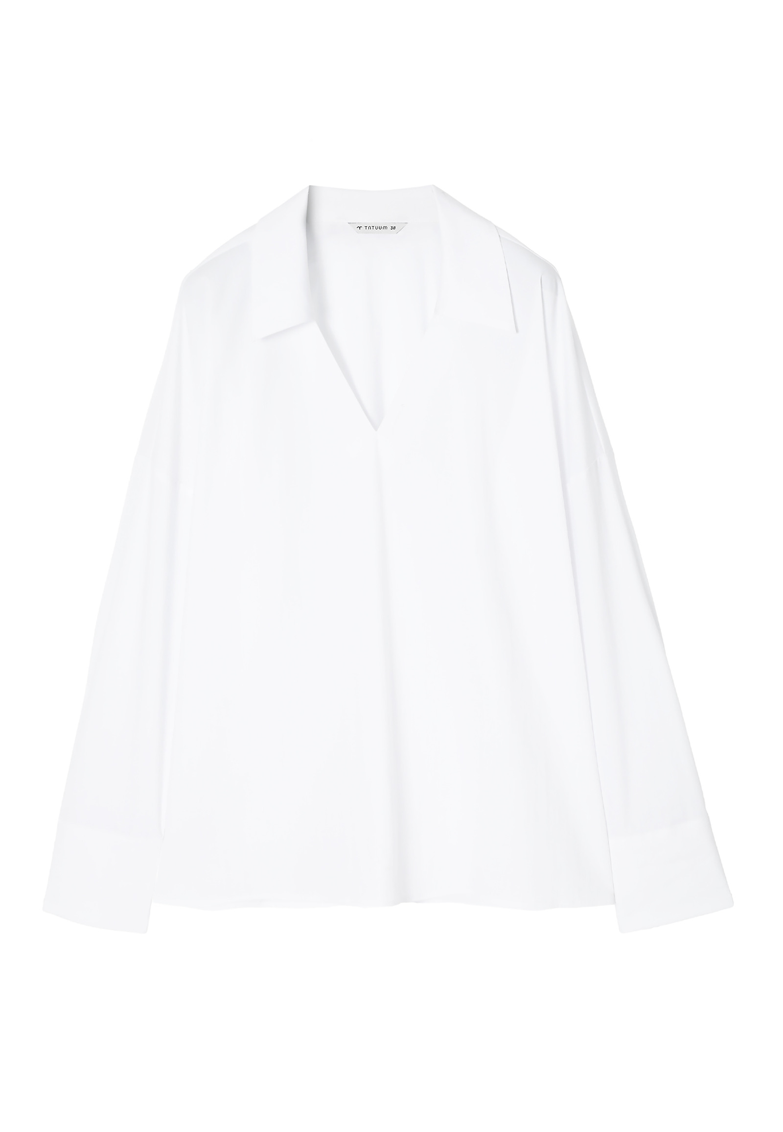 ŽENSKA BLUZA Z OVRATNIKOM - LORCA ŽENSKA BLUZA Z OVRATNIKOM - LORCA BELA 104602