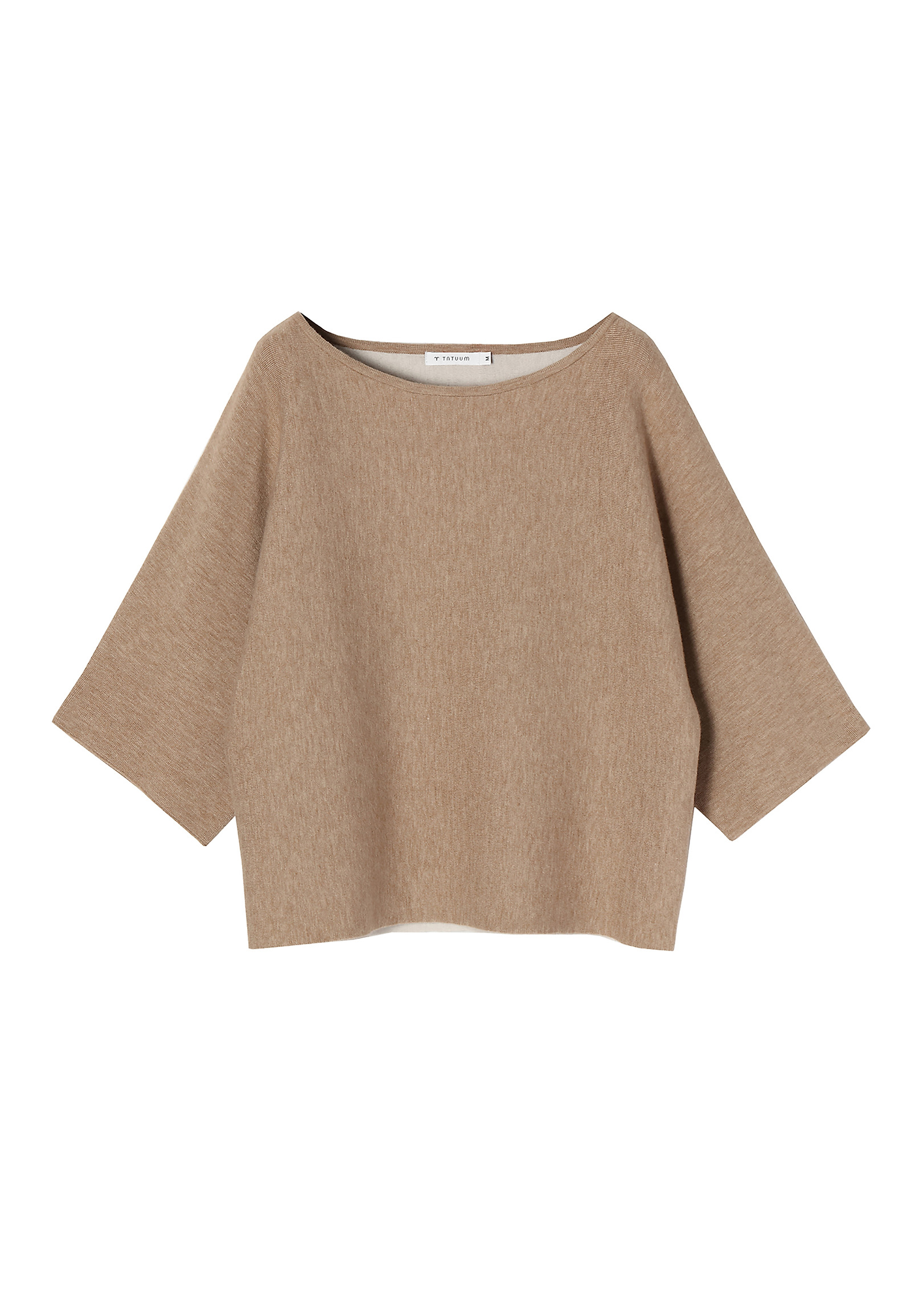 LADIES' SIMPLE SWEATER RAFIA LADIES' SIMPLE SWEATER RAFIA BEIGE 84589