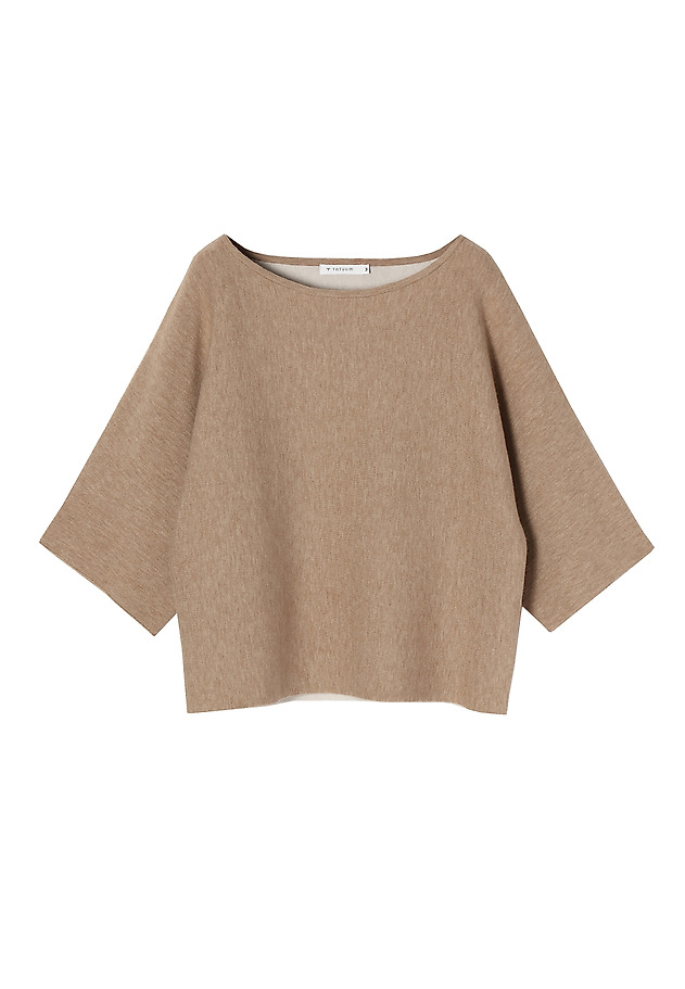 LADIES' SIMPLE SWEATER RAFIA LADIES' SIMPLE SWEATER RAFIA BEIGE 5