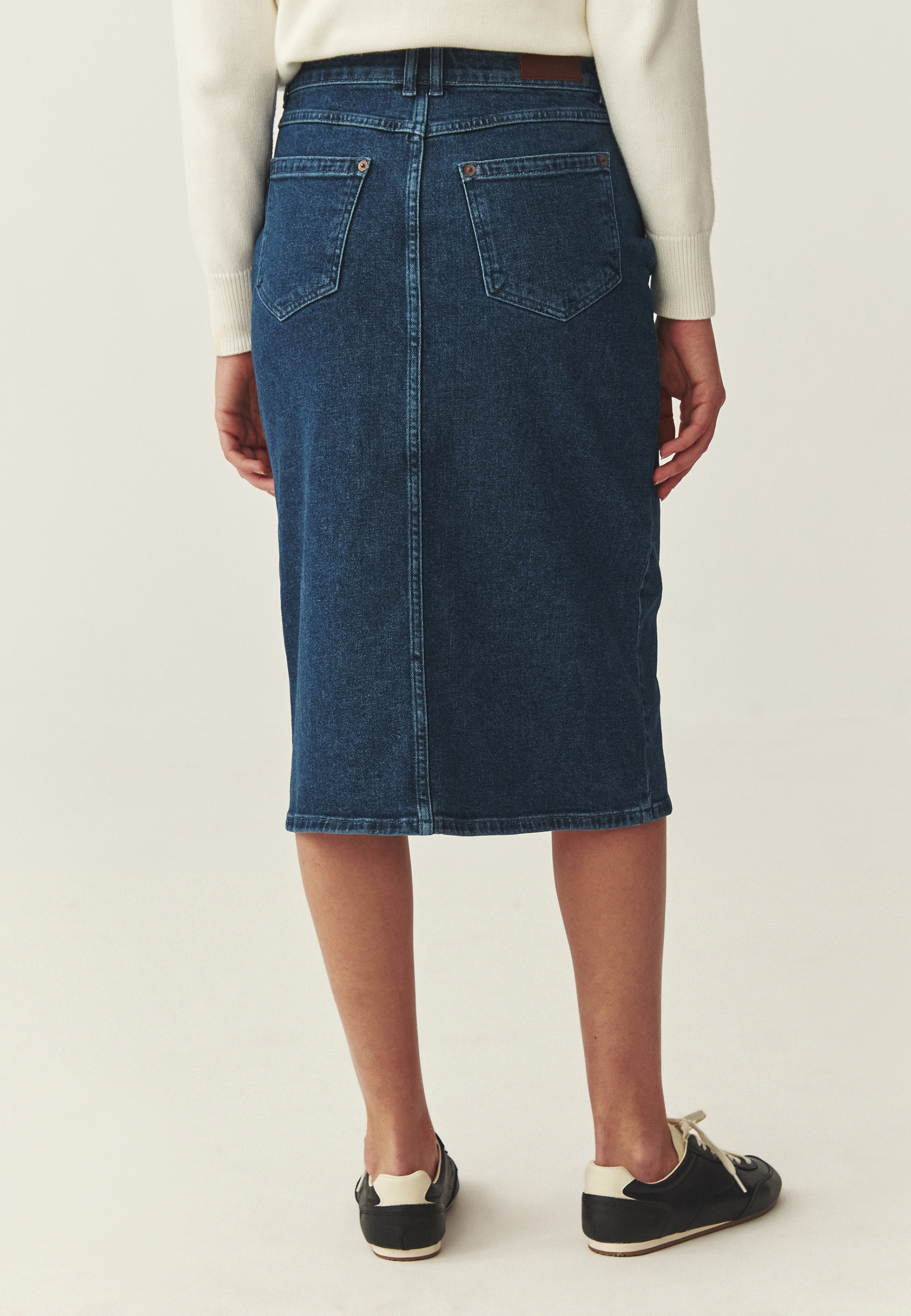 FUSTĂ MIDI DIN DENIM - MEDIANARIA BLEUMARIN 2