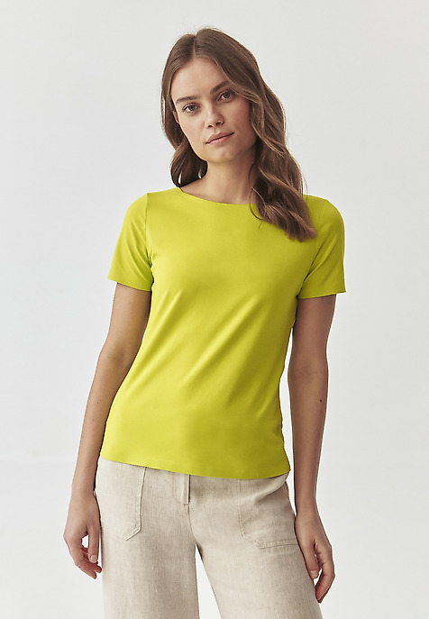 LADIES’ BLOUSE WITH SEAMLESS FINISH - MIKAJA 1 GREEN 2