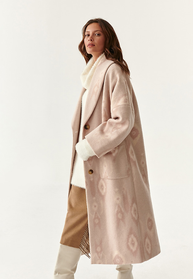 LADIES' TIE COAT KIMKO LADIES' TIE COAT KIMKO MULTIKOLOR 1