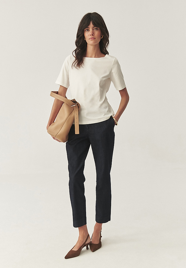 CLASSIC COTTON BLOUSE - MIKAJO CLASSIC COTTON BLOUSE - MIKAJO ECRU 1