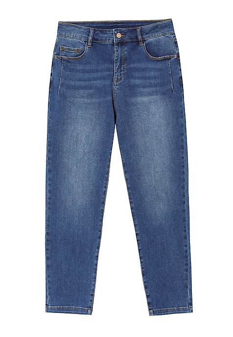 PANTALONI STRÂMTI DIN DENIM - SARO 1 ALBASTRU 2