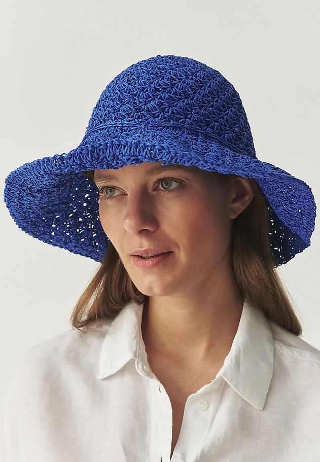 PLAID HAT - WOKIA 1 PLAID HAT - WOKIA 1 ALBASTRU 2