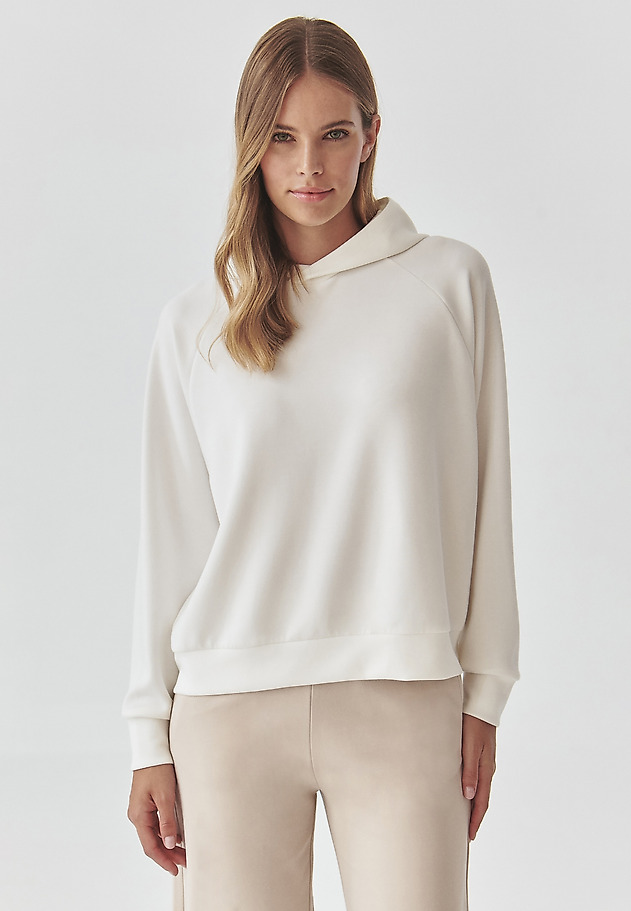 LADIES’ RAGLAN HOODIE - VIOLETTA LADIES’ RAGLAN HOODIE - VIOLETTA ECRU 3