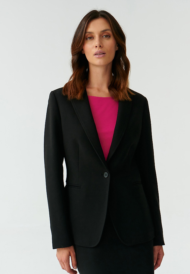 LADIES’ CLASSIC BLACK BLAZER KAREMA LADIES’ CLASSIC BLACK BLAZER KAREMA CZARNY 3