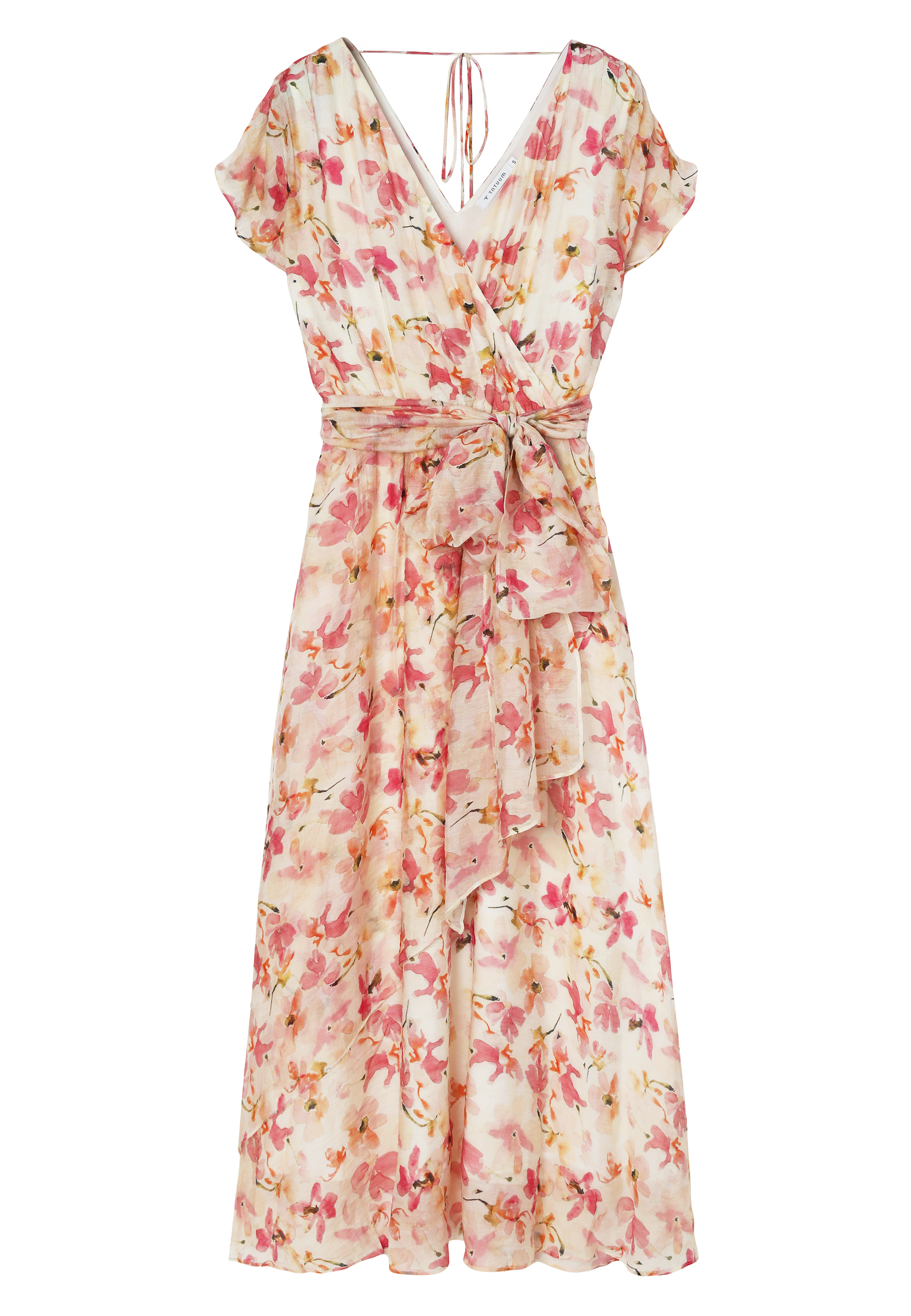 RÝCHLA ŠATY V KVIETOCH - SALINNA BIELA 2