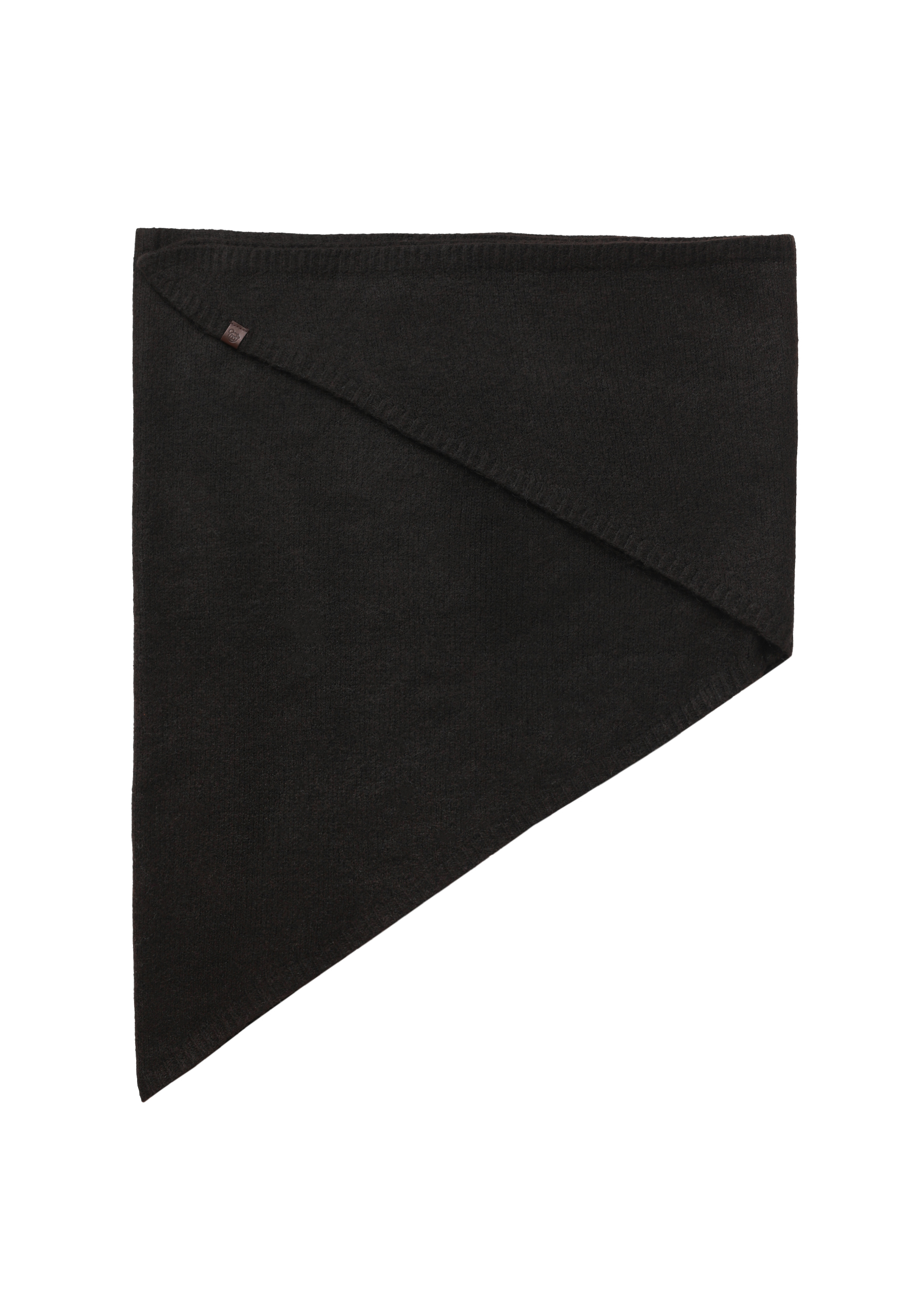 TRÓJKĄTNY SZALIK Z DOMIESZKĄ WEŁNY - SNUGA 1 BRĄZOWY 2