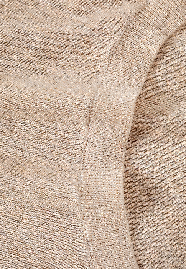 FITTED JUMPER WITH WOOL -TESS FITTED JUMPER WITH WOOL -TESS BEIGE 8