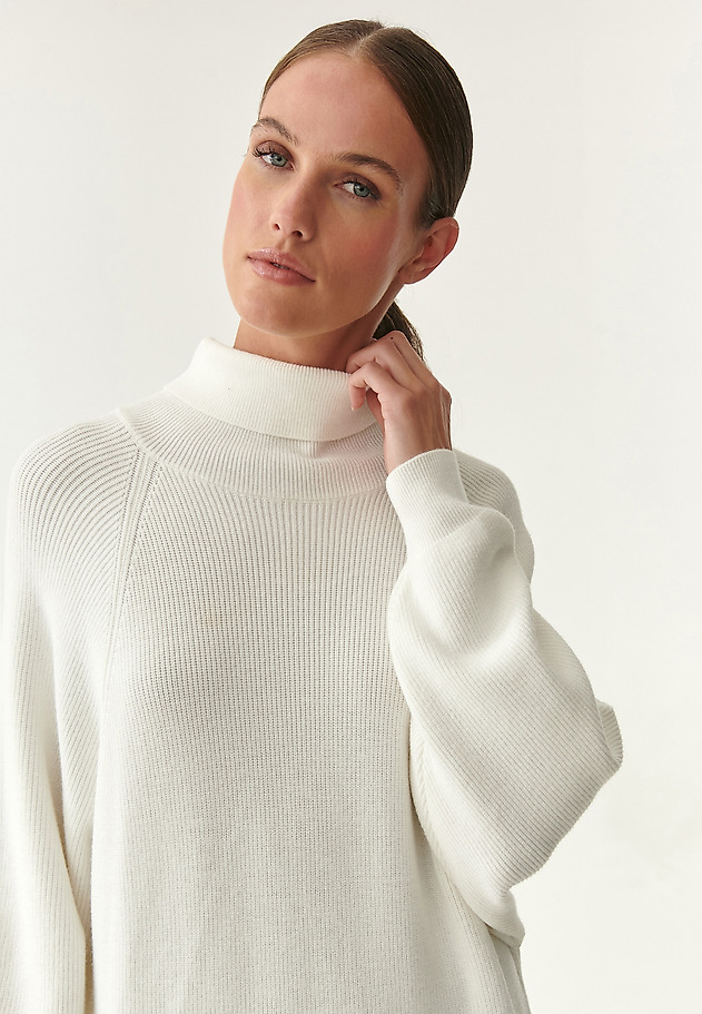 LADIES' KNITTED OVERSIZED DRESS RONESI LADIES' KNITTED OVERSIZED DRESS RONESI ECRU 5