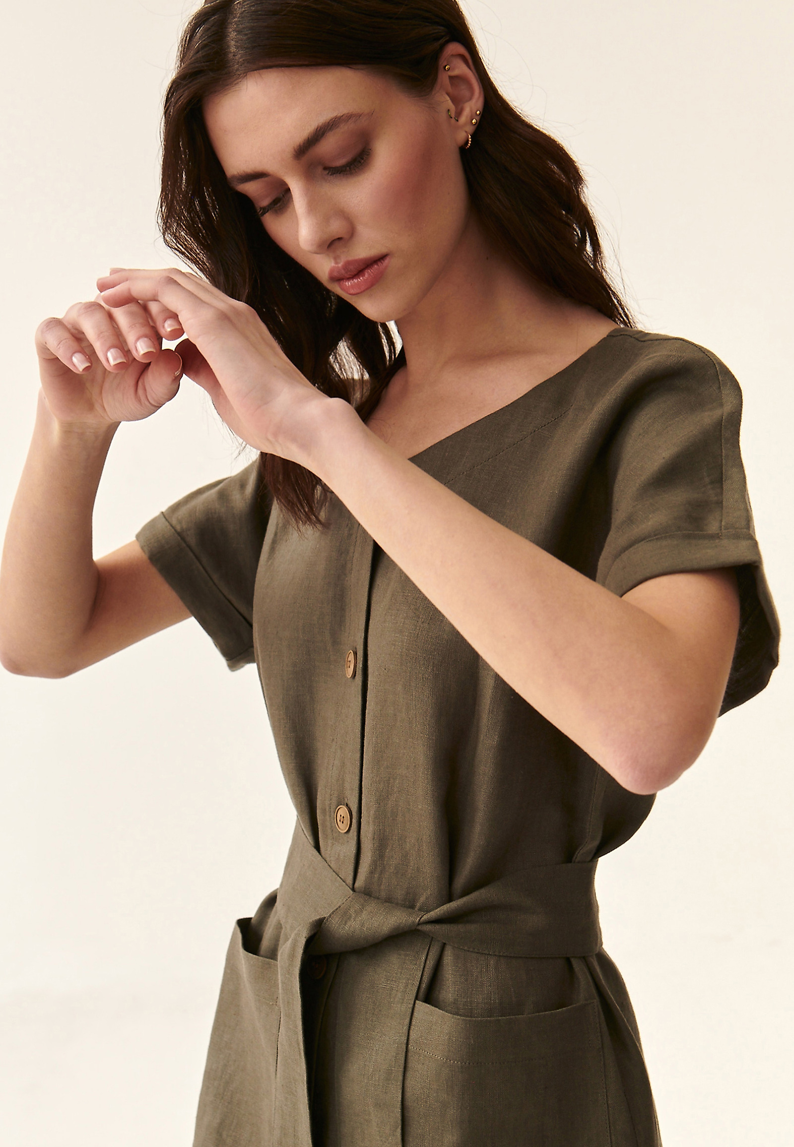 NŐI TWILL ING NAGY ZSEBEKKEL WANKARMI NŐI TWILL ING NAGY ZSEBEKKEL WANKARMI KHAKI 87949