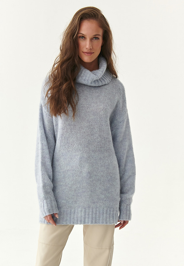 COSY LADIES' PULLOVER WITH WOOL PULKO COSY LADIES' PULLOVER WITH WOOL PULKO BLUE 3