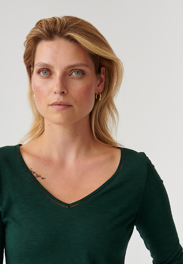 LADIES’ LONG-SLEEVED BLOUSE SORINELA LADIES’ LONG-SLEEVED BLOUSE SORINELA GREEN 1