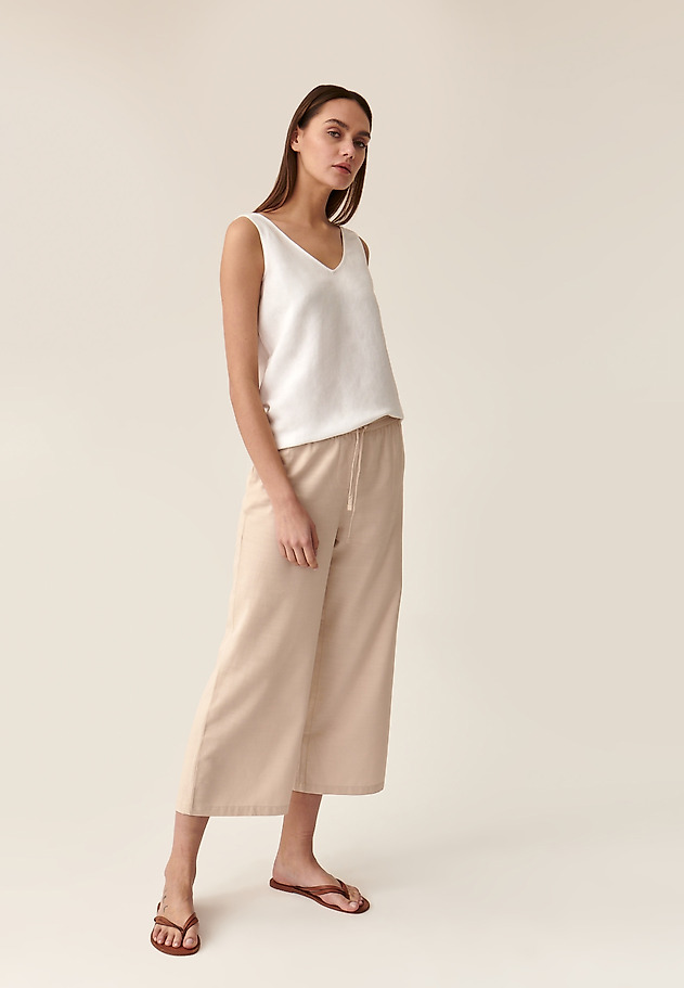 LADIES' SLEEVELESS BLOUSE AMAIA LADIES' SLEEVELESS BLOUSE AMAIA WHITE 6