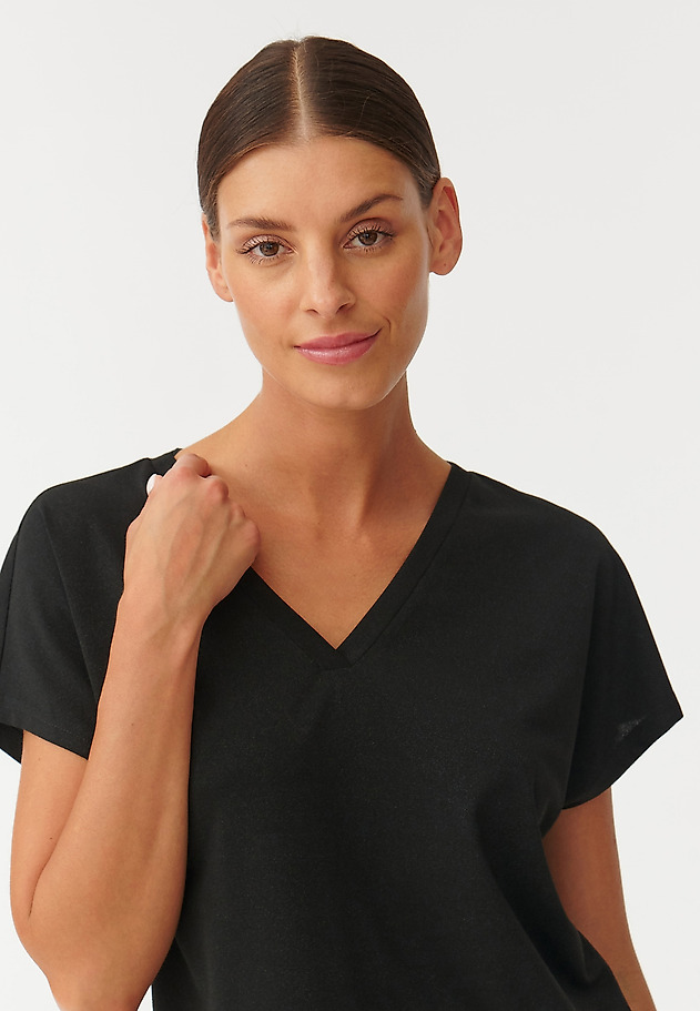 ŽENSKA KOVINSKA BLUZA NIRA ŽENSKA KOVINSKA BLUZA NIRA ČRNA 1