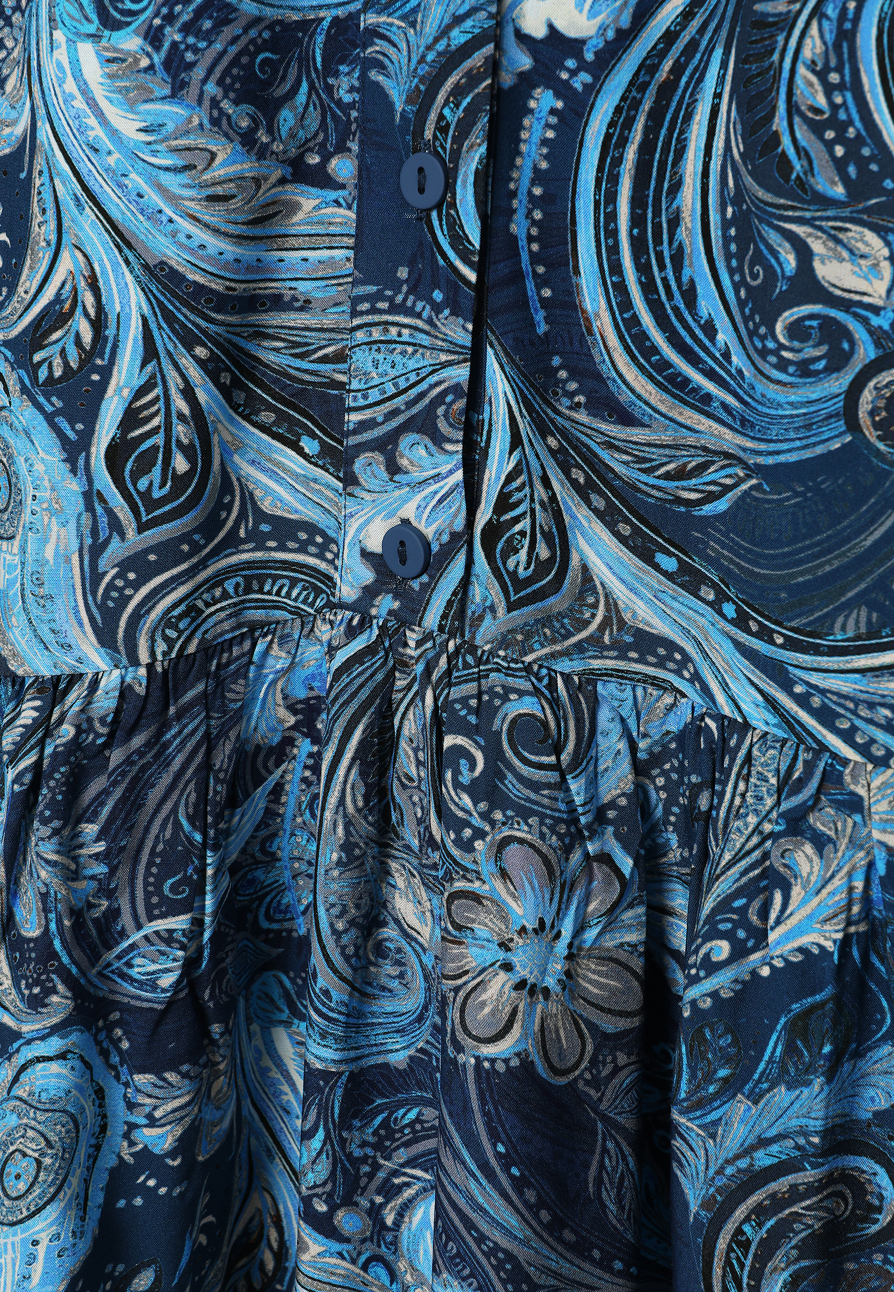 WZORZYSTA SUKIENKA Z WISKOZY LENZING™ ECOVERO™ - LOLITA