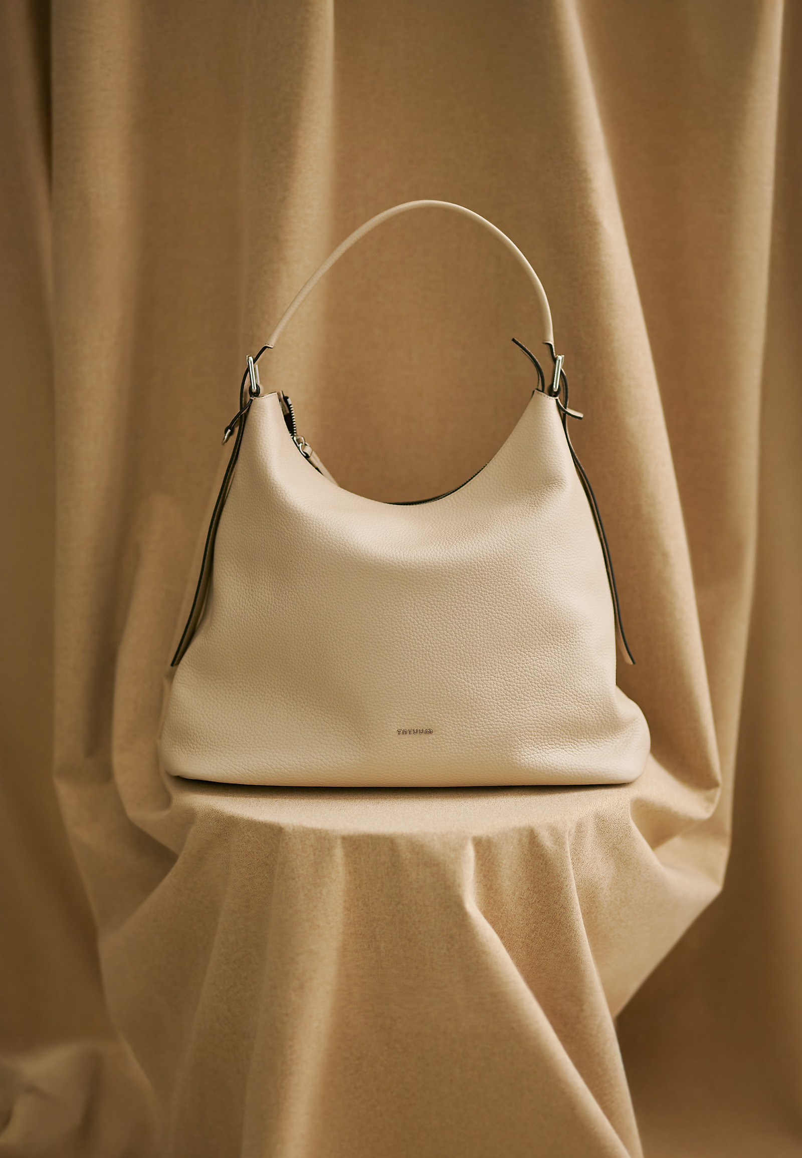WOMEN'S LEATHER BAG - LUCINDA WOMEN'S LEATHER BAG - LUCINDA BEIGE 114272