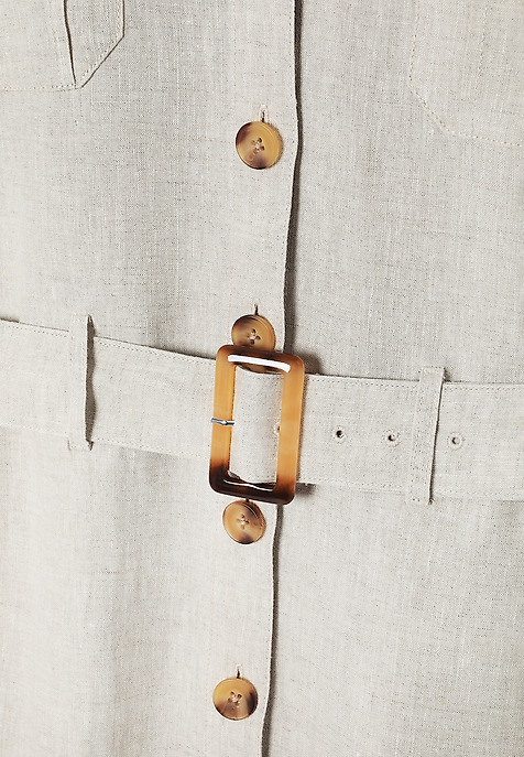 SAFARI STYLE LINEN SHMISSERIE - SOFORI BEIGE 2