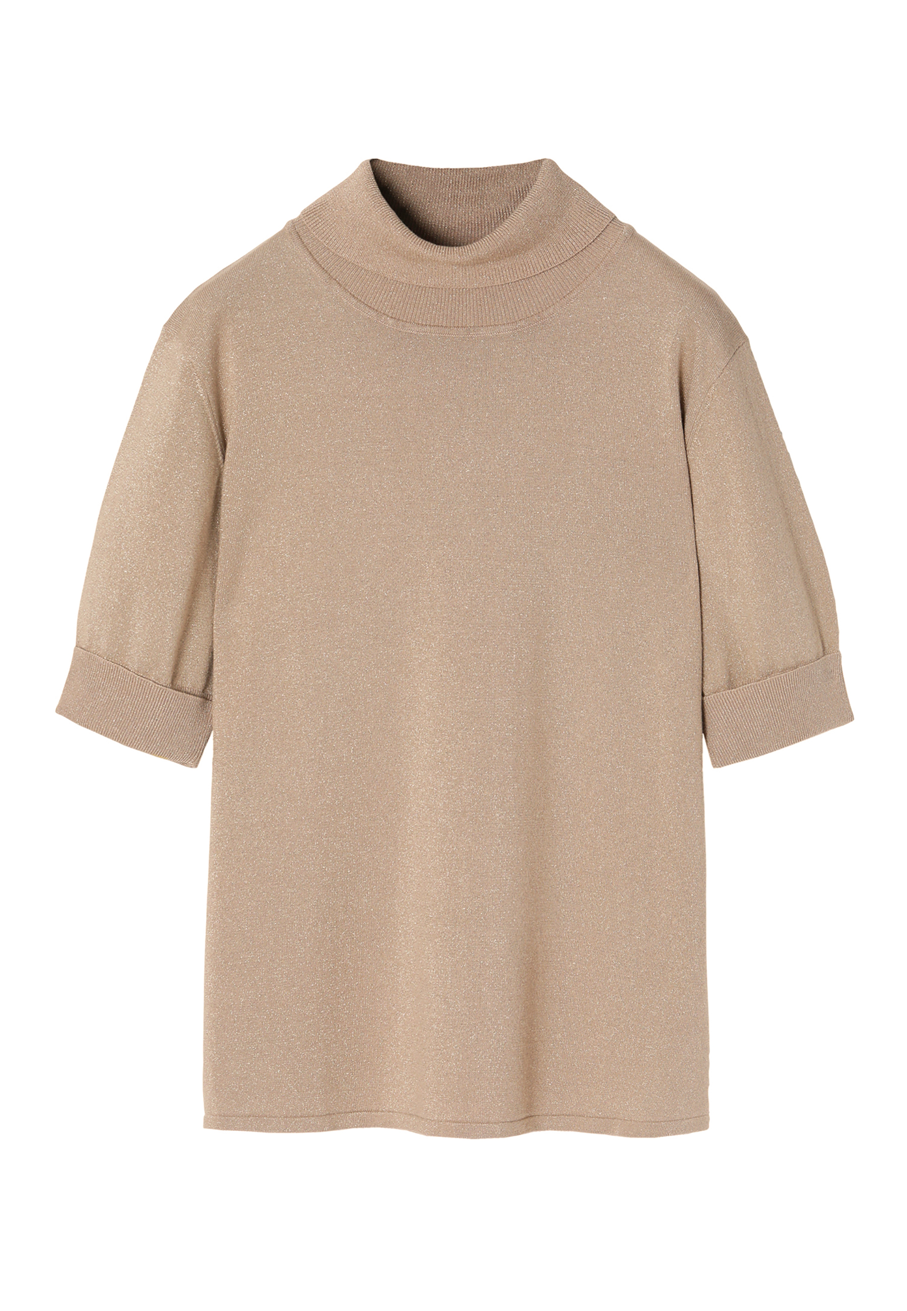 PULOVER DE DAMĂ, METALIZAT, CU GULER ÎNALT LU